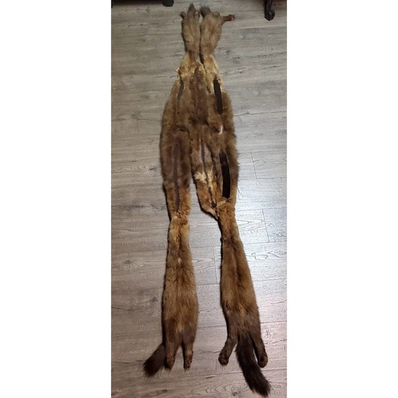 Vintage 40s The Tailored Woman New York Russian Sable Fur Stole / Shawl / Scarf - Picture 4 of 9